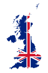 landkaart Engeland